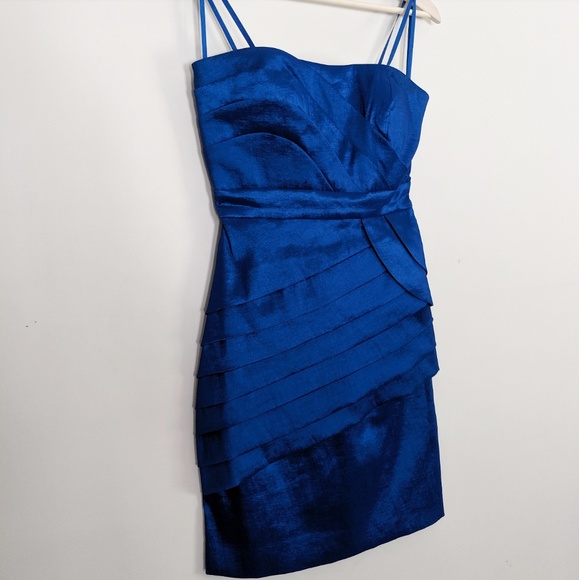 Max and Cleo Royal Blue Cocktail Dress - Picture 6 of 8